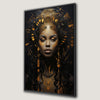 Empowered Beauty: African Woman Canvas Print