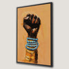 Empowering African American Canvas Print Cultural Symbol