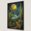 Enchanting Desert Cactus and Blooms Canvas Print