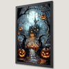 Enchanting Witchy Tea Party Art Poster for Halloween Decor