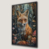 Endearing Fox Canvas Print Woodland Fantasy Decor