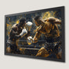 Epic Boxing Match Art Poster - Perfect for Gym or Man Cave Decor