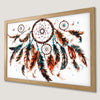 Ethereal Dreamcatcher Art Poster - Bohemian Wall Decor