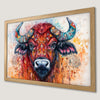 Ethnic Buffalo Art Poster | Boho Wall Decor