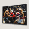Exciting Boxing Match Sports Canvas Print for Man Cave