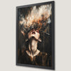 Explosive Thought Woman Art Poster: Dark Academia Wall Decor
