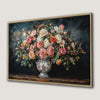Exquisite Floral Still Life Bouquet Framed Canvas Print Art