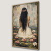 Fairy Tale Art - Girl in Pond Canvas Print