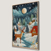 Fantasy Snowy Landscape Christmas Canvas Print Art