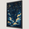 Fantasy Starry Night Sky Art Poster - Mystical Wall Decor
