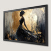 Fashion Icon Art Poster - Elegant Black Woman in Dress