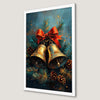 Festive Bells Art Poster for Holiday Cheer