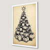 Festive Christmas Presents Art Poster for Holiday Decor