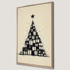 Festive Christmas Presents Tree Canvas Print