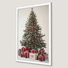Festive Christmas Tree Art Poster for Holiday Cheer