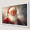 Festive Santa Claus Art Poster for Christmas Decor