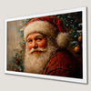 Festive Santa Claus Art Poster for Christmas Wall Decor