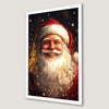 Festive Santa Claus Art Poster for Holiday Cheer