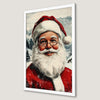 Festive Santa Claus Art Poster for Holiday Cheer