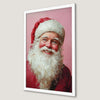 Festive Santa Claus Art Poster for Holiday Cheer