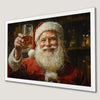Festive Santa Claus Art Poster - Holiday Cheer for Your Walls