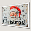Festive Santa Claus Art Poster | Winter Holiday Decor