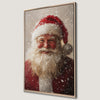 Festive Santa Claus Portrait Canvas Art Print
