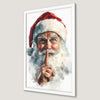 Festive Santa Claus Wall Poster - Christmas Art for Your Home