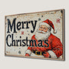 Festive Santa Claus Winter Holiday Canvas Print