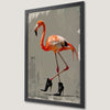 Flamingo Fashion Art Poster - Chic Wall Decor for Your Home