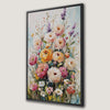 Floral Beauty in Bloom Vibrant Framed Canvas Print