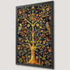 Floral Bird Tree of Life Art Poster for Boho Decor