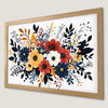 Floral Burst Art Poster - Bring Spring's Beauty to Your Walls