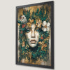Floral Face Art Poster - Botanical Beauty for Your Walls