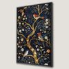 Flower Tree of Life Romantic Bird Canvas Print