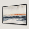Framed Canvas Print Minimalist Mountain Landscape Art