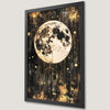 Full Moon Celestial Art Poster - Cosmic Wall Decor