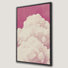 Gentle Clouds in Soft Pastels Canvas Print for Nurseries