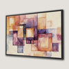 Geometric Art in Pastel Hues Canvas Print Decoration