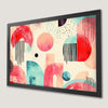 Geometric Art Poster - Colorful Circles and Lines for Modern Decor