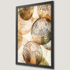 Geometric Beige and Green Art Poster - Modern Abstract Wall Decor