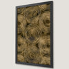 Geometric Circle Art Poster in Earth Tones for Modern Decor