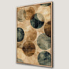 Geometric Circles Canvas Print Minimalist Art for Living Room