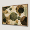 Geometric Circles Contemporary Canvas Print
