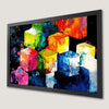 Geometric Cubes Art Poster – Modern Wall Decor for a Vibrant Home