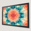 Geometric Floral Art Poster - Vibrant Flower Print for Modern Decor