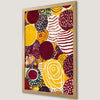 Geometric Shapes Art Poster - Red, Yellow, and White for Your Walls