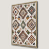Geometric Tribal Art Framed Canvas Print Boho Chic Decor