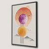 Geometric Vibrant Boho Pastel Canvas Print Decor