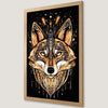 Geometric Wolf Art Poster | Boho Chic Wall Decor